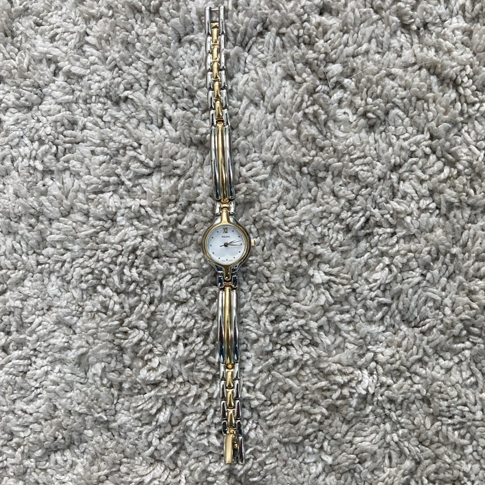复古 Pulsar 女士手表不锈钢防水石英表  — 第 2/4 张图片