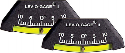 306-R Lev-O-Gage II Inclinometer and Tilt Gauge - Pack of 2 Levels