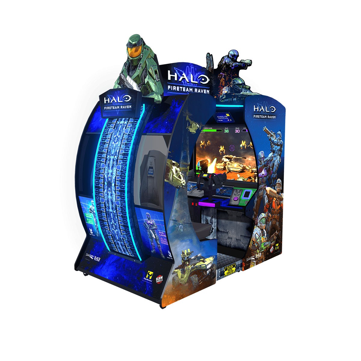 Halo: Fireteam Raven 2 Player Environmental Arcade Gun Game | eBay