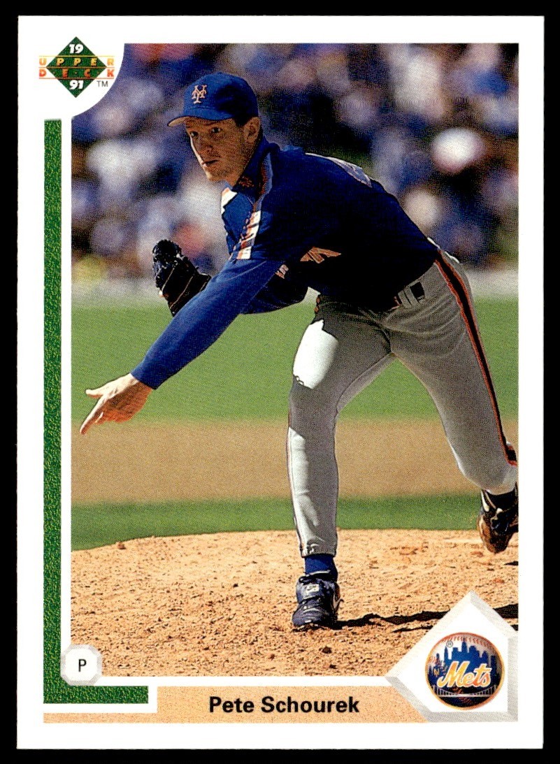 1991 Upper Deck Pete Schourek Rookie New York Mets #766