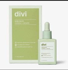Divi Scalp Serum Revitalize  Detoxify 1 Oz 30 mL Full Size For Thin Hair SEALED