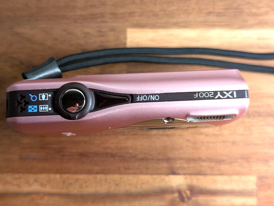 N MINT Canon IXY 200F Power Shot SD1300 IS DIGITAL ELPH IXUS 105 Japan pink Used - Image 3 of 4