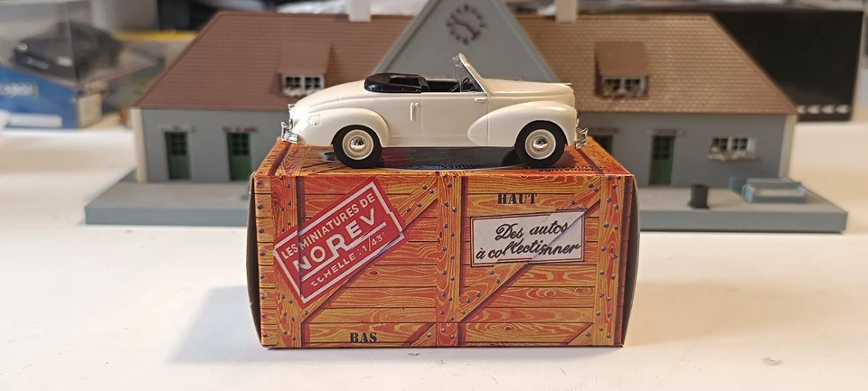 Peugeot 203 Cabriolet 1954 Norev Hachette 1/43 - Photo 1/4