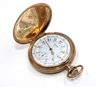 antique Pocket Watch Elgin Watch Co. USA 15 Jewels 9830194 J Boss 20 Years G.F.