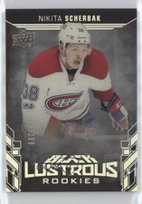 2017-18 SPx UD Black Lustrous Rookies 176/299 Nikita Scherbak #LR-NS 2wq