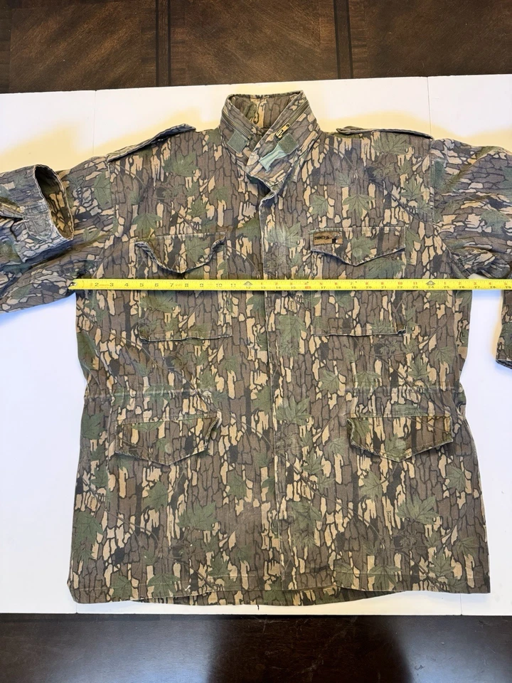 Vintage Winchester Conceal Trebark Camo Hunting Jacket Coat Men’s L Lined USA - Image 4 of 4