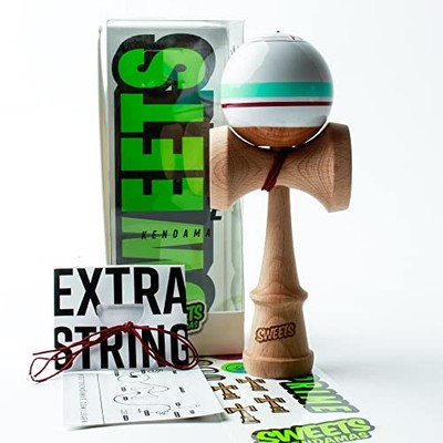 Sweets Kendamas PRIME SPORT STRIPE Home Team Kendama Spielzeug mit Extras aus...