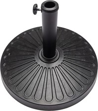 Image of Black Heavy Duty 12 KG Resin Parasol Base