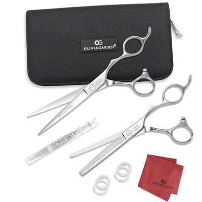 Olivia Garden SilkCut Pro 5.75'' Shear & Thinner Set   Precision Cut Kit