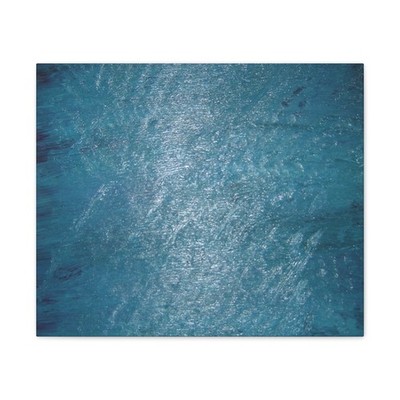 Aerial Ocean Texture Canvas