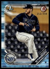 2019 Bowman Draft #BD-116 Graeme Stinson Sky Blue #/499
