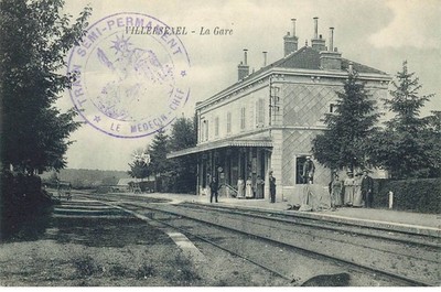 HAUTE SAONE   VILLERSEXEL   la gare