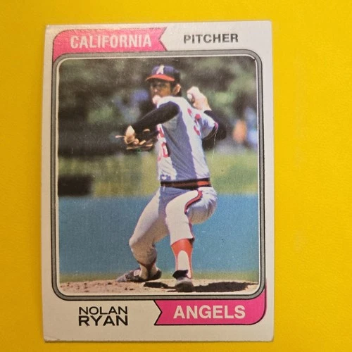 Topps 1974 Nolan Ryan #20 California Angels Baseball Card MLB Vintage