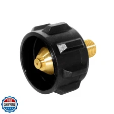 Hooshing QCC1 Propane Gas Fitting Adapter with 1/4 Inch NPT Male 