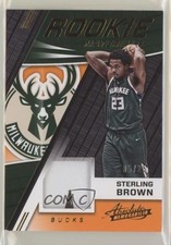 2017-18 Panini Absolute Rookie Materials Prime 5/25 Sterling Brown #RM-SBN nd3