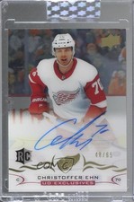 2018 Upper Deck Clear Cut Rookies UD Exclusives 48/65 Christoffer Ehn Auto 7o1