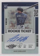 2021 Panini Contenders Rookie Ticket Optic Alex Kirilloff #127 Auto qf8