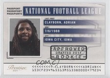 2011 Panini Prestige NFL Passport Adrian Clayborn #3 0h3