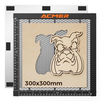 Honeycomb Laser Bed Working Table Aluminum Plate 300x300mm Diode CO Fiber