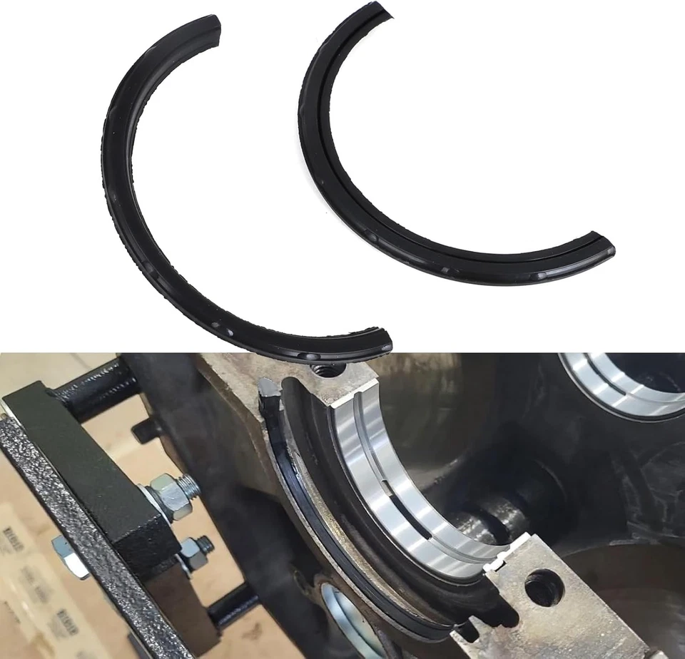 Junta de sello principal del cigüeñal trasero para Chevrolet GMC 235 261 CID 4519S, 1956-1962 Foto 3 de 4