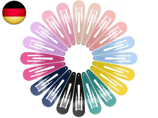 Haarspangen MäDchen, 40 StüCk Haarspangen Damen Bunte Hair Clips Metall H-image