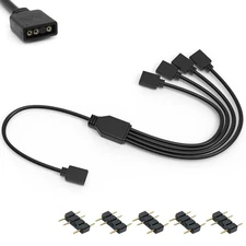 OPSFALCON ARGB Splitter Cable, 5V 3 Pin Addressable RGB Splitter Cable with 3 Pi
