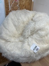 icon Cocoon Faux Fur Bean Bag Natural Bean Bag Chairs