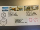 GB STAMPS FIRST DAY COVER 1981 NATIONAL TRUST CHARLECOTE TRAVELLED