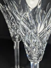 Set of 2 Vintage Waterford Ashbourne Crystal Champagne Glasses 8.25" Ireland