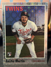 Topps 2024 Archives Austin Martin Minnesota Twins Rookie Card #131. rookie card picture