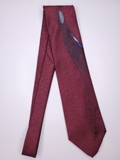 Haggar Mens Formal Necktie 59"Lx3.75"W Burgundy Neck Tie