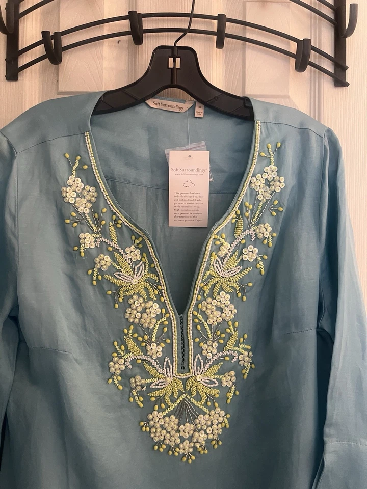 Túnica Soft Surrounds nueva con etiquetas mediana Foto 3 de 4