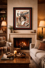 Harry Houdini “King of Cards” Framed Vintage Poster – Premium Wall Art