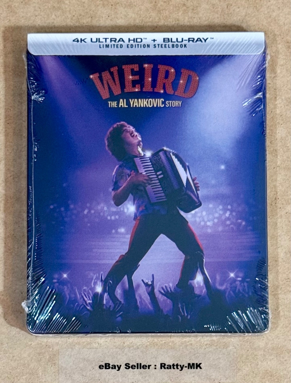 WEIRD: THE AL YANKOVIC STORY - USA IMPORT 4K + BLU RAY STEELBOOK - NEW (READ)