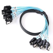SATA-III Cable-0.5M, 6Pcs/Set-6Gbps-Sata HDD-SSD Data-Cable Thin Replacement for
