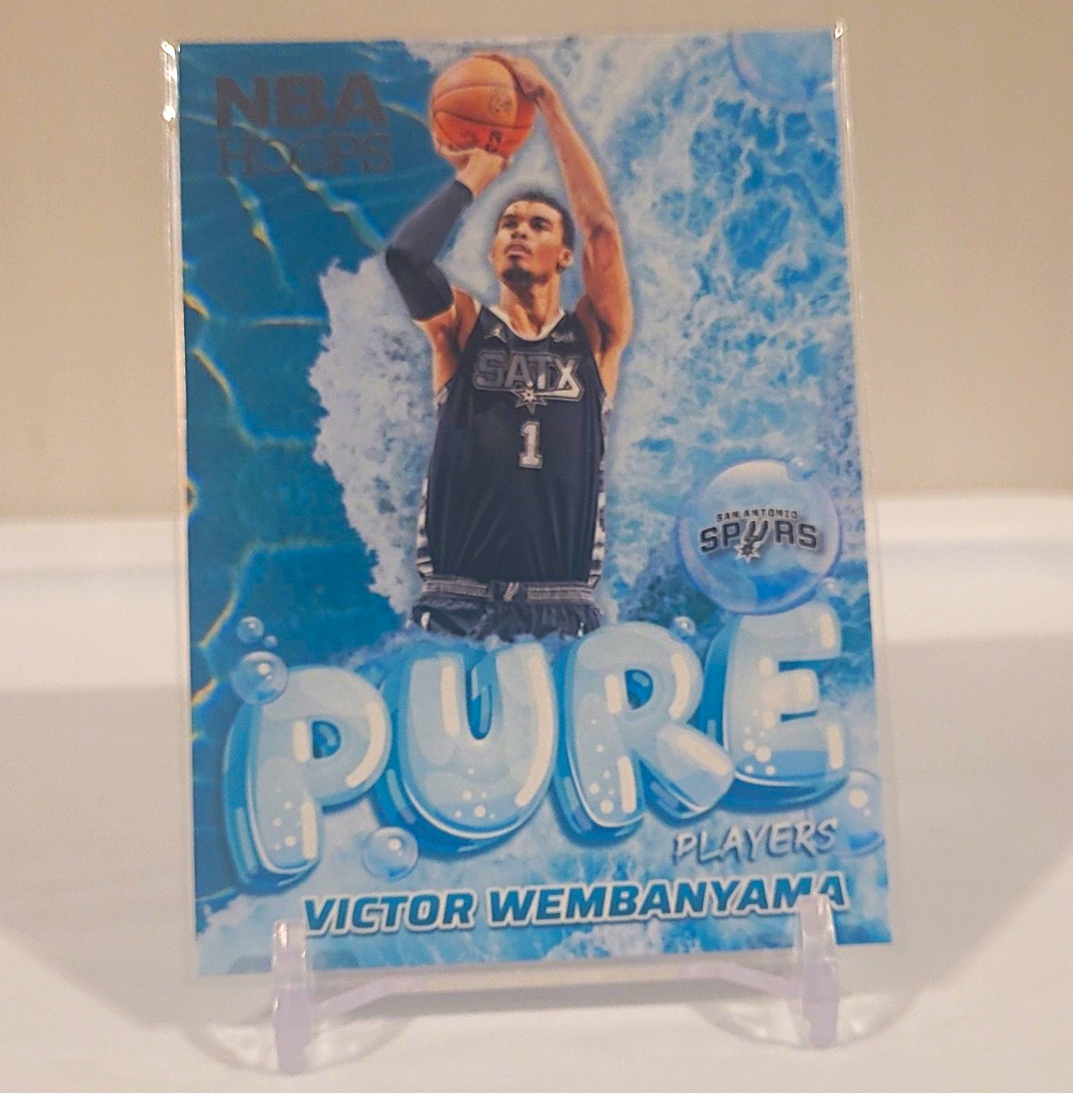 Panini 2024-25 NBA Hoops Pure Players Victor Wembanyama #9 Spurs Basketball