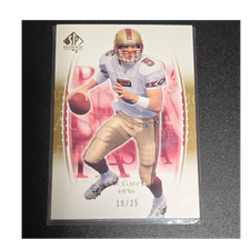 Upper Deck 2003 SP Authentic Jeff Garcia #5 Gold /25 Serial Numbered 49ers
