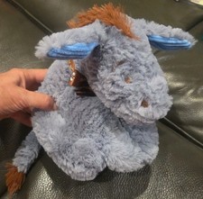 Disney Baby Winnie The Pooh EEYORE Plush Stuffed Animal Toy Super Soft