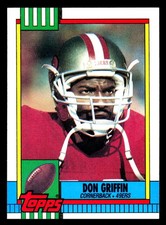 1990 Topps #25 Don Griffin San Francisco 49ers