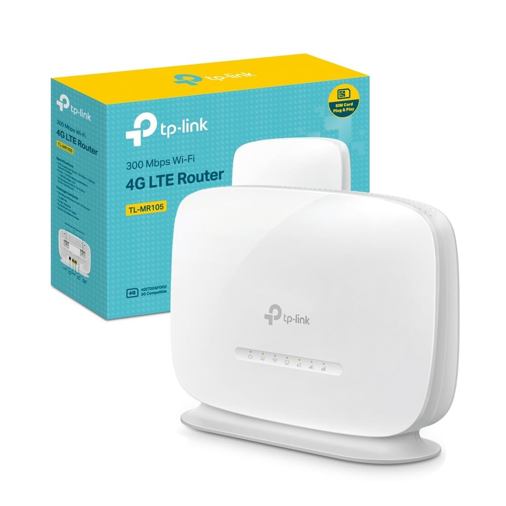 TP-Link TL-MR105: Router 4G LTE N300 Wi-Fi per Casa e Smart Office
