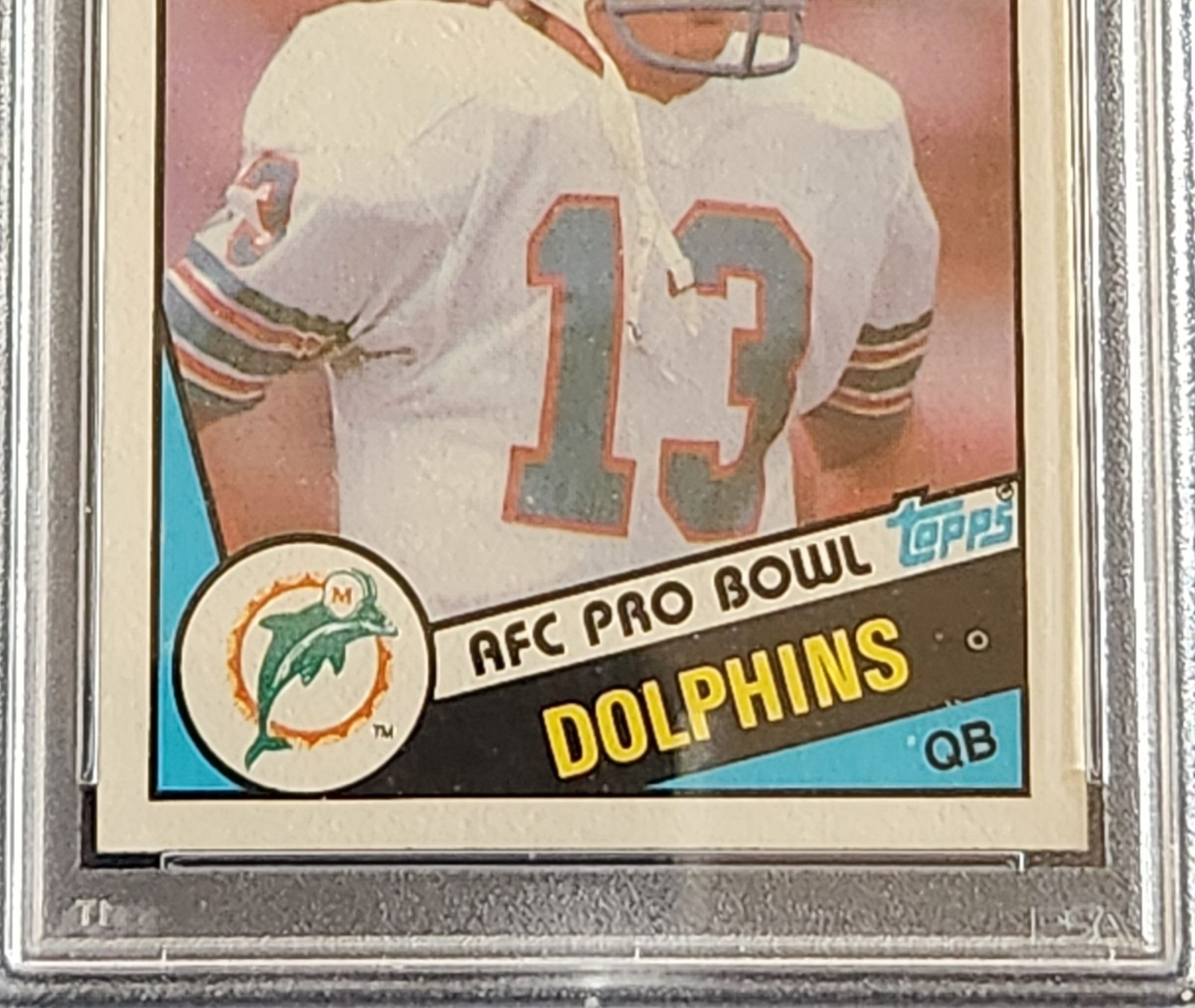 1984 TOPPS 123 - DAN MARINO - PSA 8 - RC ROOKIE CARD MIAMI DOLPHINS 1xMVP + HOF view 8
