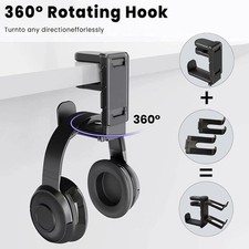 Kopfhörerhalter Tisch Klemme 360° drehbar Headset Halter Gaming Büro