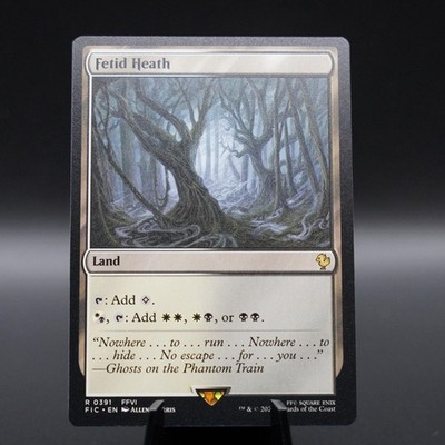 Fetid Heath 391 Rare Commander: FINAL FANTASY Magic: The Gathering Near Mint