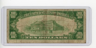1928 $10 GOLD CERTIFICATE NOTE GOLD SEAL VF | eBay