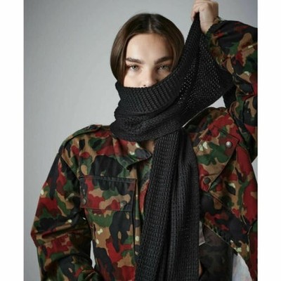 BEECHFIELD Classic Waffle Knit Scarf Soft Unisex Waffle Wooly Knit