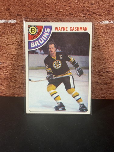 Wayne Cashman #124 1978 O-Pee-Chee card