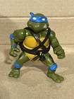 1988 Teenage Mutant Ninja Turtles TMNT Soft Head Leonardo Action Figure W/ Belt