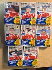1989 Fleer Baseball Cello Pack Lot Of 8, 36 Cards/Pack, Bill Ripken FF?