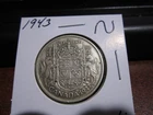 1943 - Canada 50 cent  - Canadian half dollar - Nice