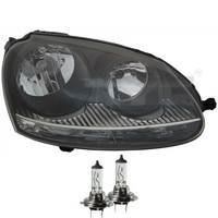 Scheinwerfer Links H7/H7 FüR VW Golf V 1K1 1K5 Jetta III 1K2 Inkl. Osram Lampen